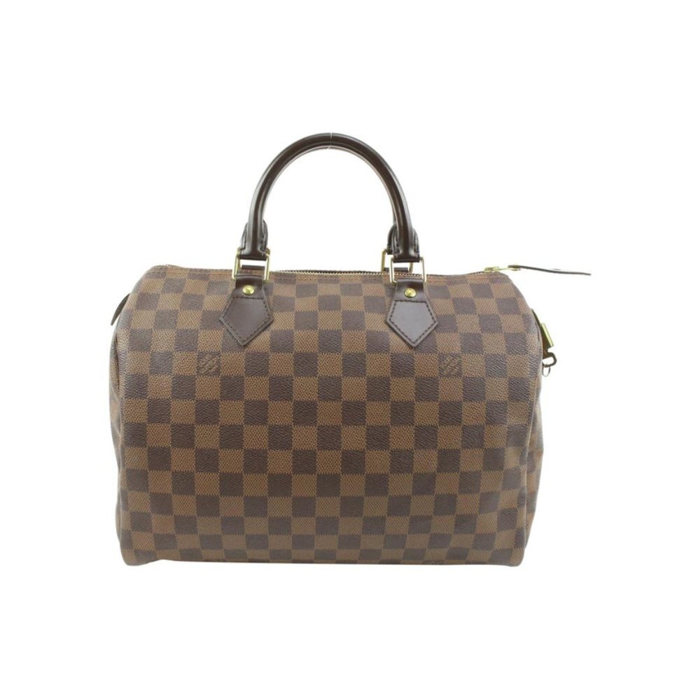 Louis Vuitton Damier Ebene Speedy 30 Boston 81lv225s